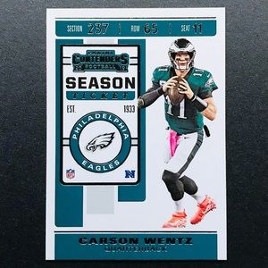 Carson Wentz - 2019 Panini Contenders #57